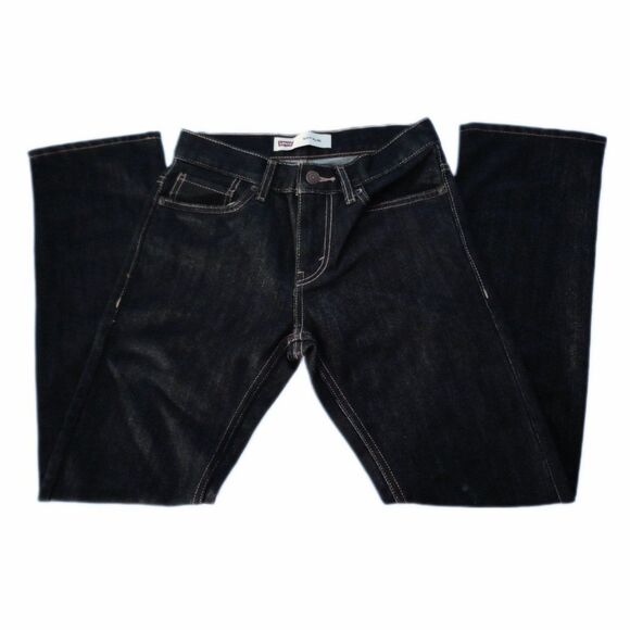 Levis 511 Dark Wash Jeans 27x27 sz 14 Regular Womens - Picture 1 of 7